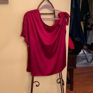 Torrid beautiful Merlot colored blouse.